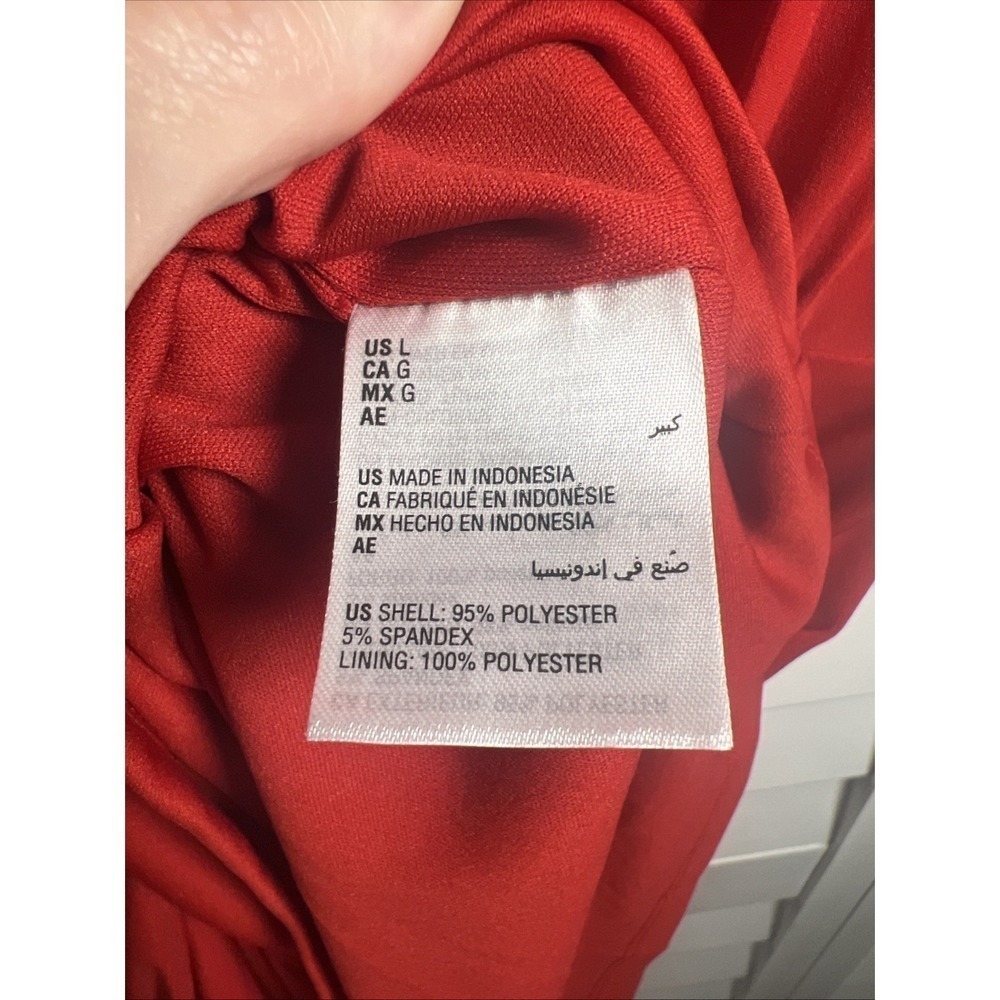I.N.C. International Concepts Sleeveless Ruched Sheath Dress Size Large Red - Picture 8 of 11